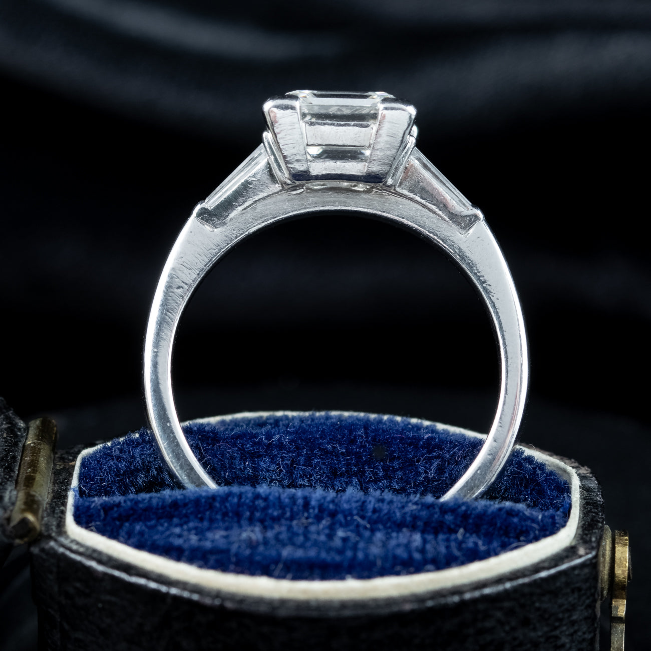 Art Deco Diamond Trilogy Ring 2ct Total Secondary image