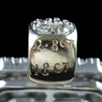 Art Deco Style Diamond Cluster Pendant 2.8ct Total