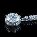 Art Deco Style Lab Grown Diamond Drop Earrings 5.85ct Total