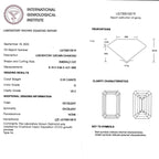 Art Deco Style Lab-Grown Diamond Trilogy Ring 2.95ct Total With Cert