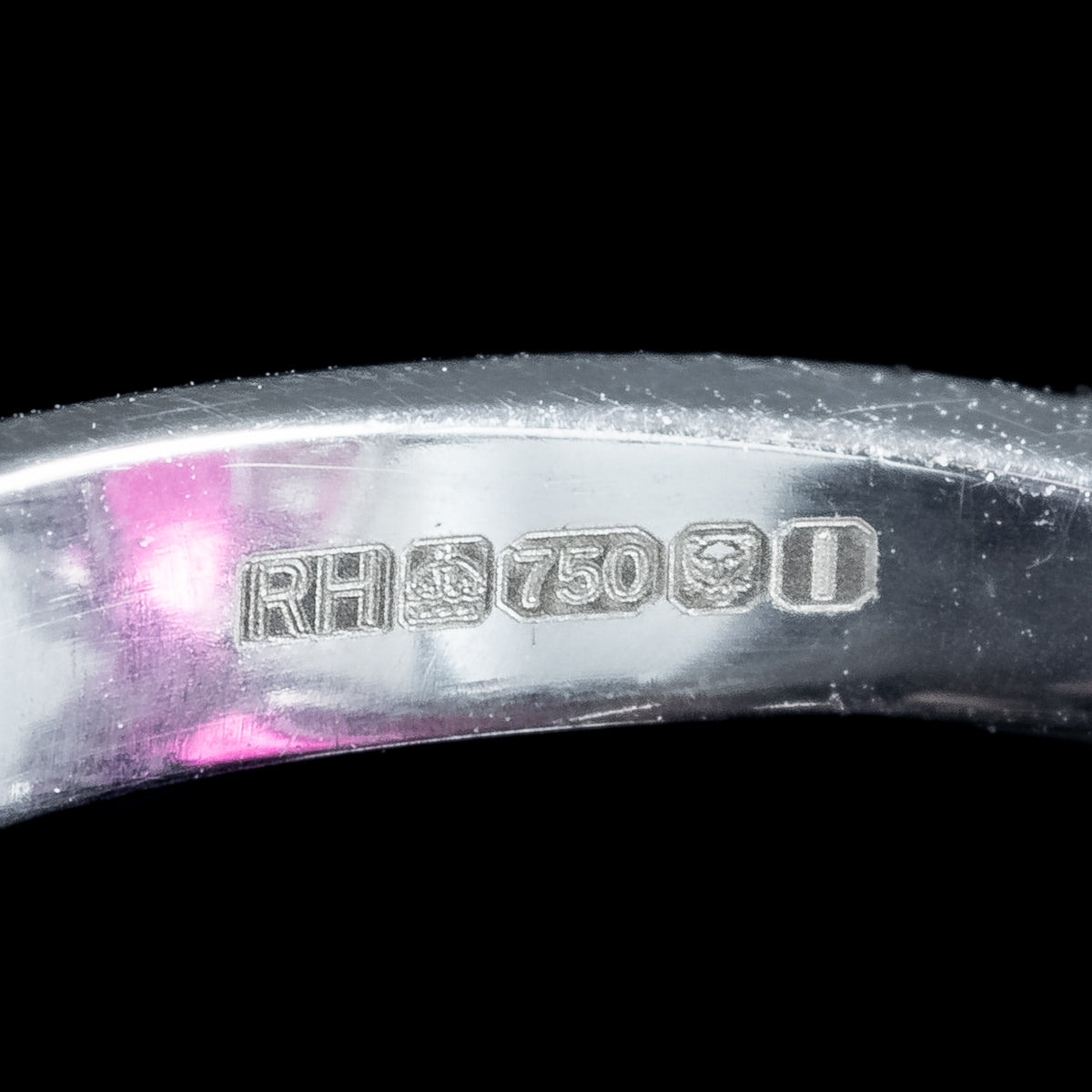 Art Deco Style Pink Tourmaline Diamond Ring 9ct Tourmaline