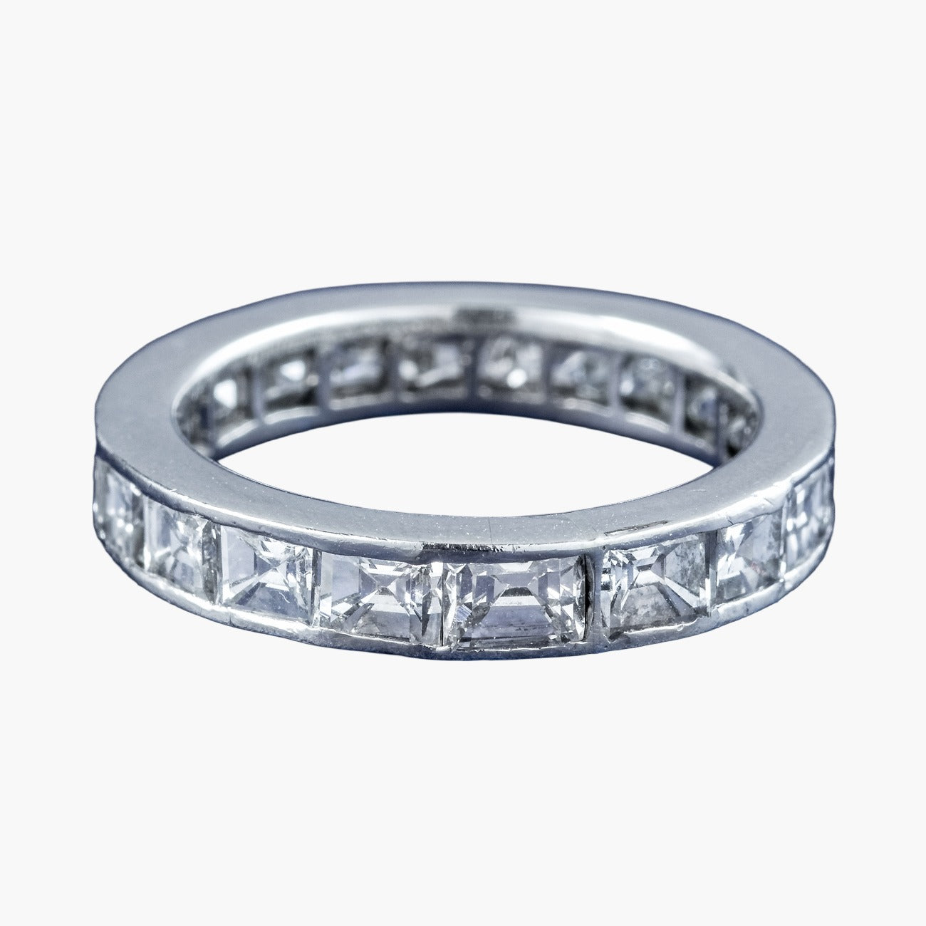Art Deco Diamond Full Eternity Ring 1.9ct Total Main image