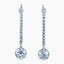 Art Deco Style Lab Grown Diamond Drop Earrings 5.85ct Total