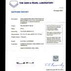 Art Deco Style Ceylon Sapphire Diamond Earrings With Cert And Box