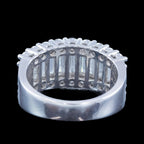 Art Deco Style Diamond Eternity Band Ring 3ct Total
