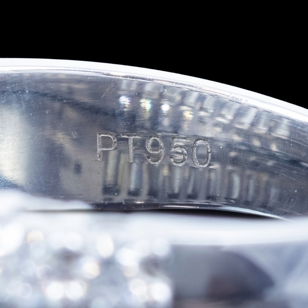 Art Deco Style Diamond Eternity Band Ring 3ct Total