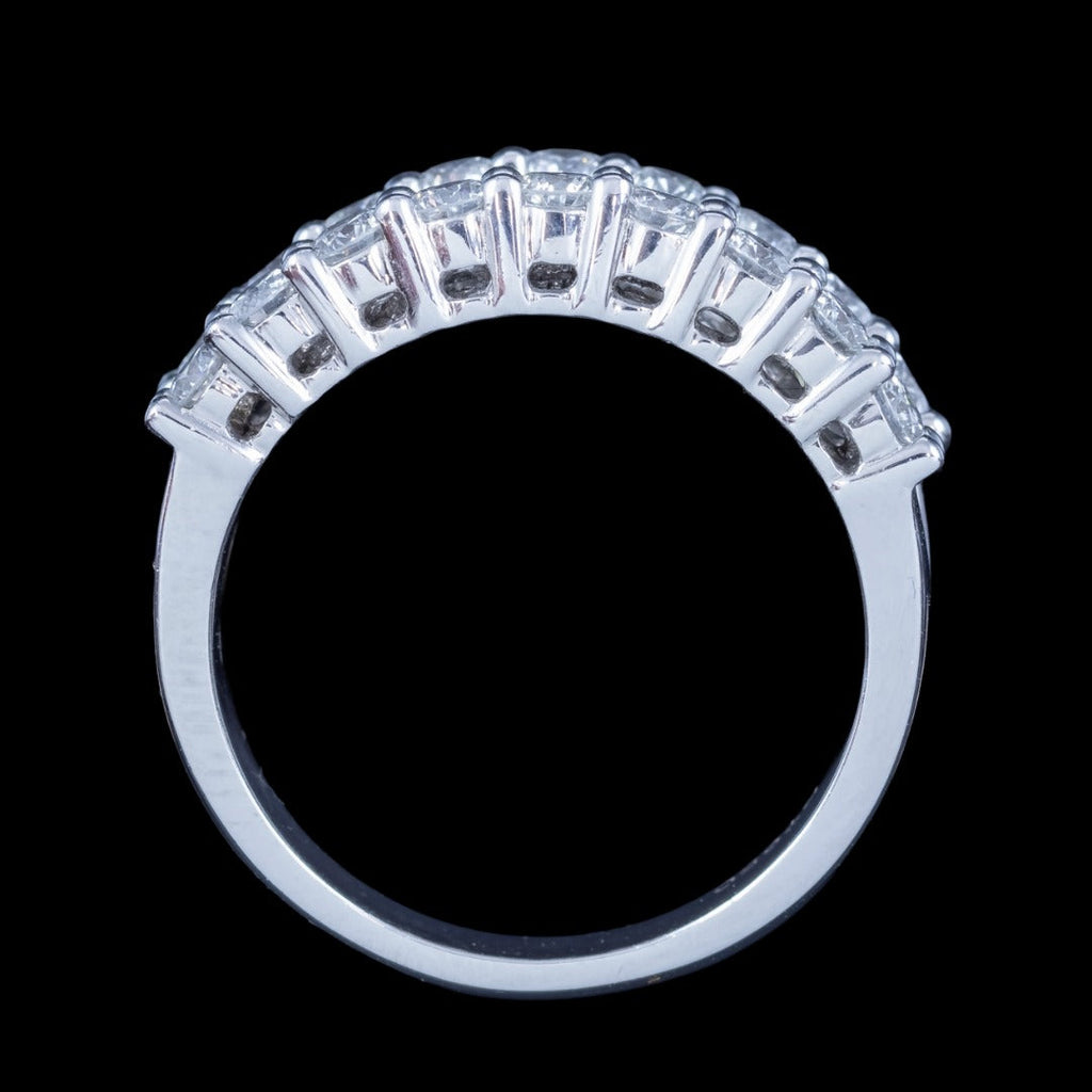 Art Deco Style Diamond Eternity Band Ring 3ct Total