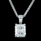 Diamond Pendant Necklace 18ct Gold 1ct Union Jack Diamond 