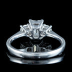 Art Deco Style Diamond Trilogy Ring 1.15ct Total