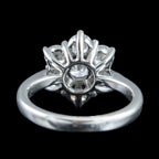 Edwardian Style Diamond Cluster Daisy Ring 1.88ct Total