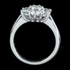 Edwardian Style Diamond Cluster Daisy Ring 1.88ct Total