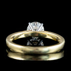 Edwardian Style Diamond Solitaire Ring 1.1ct Diamond