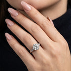 Edwardian Style Diamond Solitaire Ring 1.72ct Diamond With Cert
