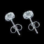 Edwardian Style Diamond Stud Earrings 18ct Gold 1.68ct Total