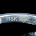Edwardian Style Emerald Diamond Heart Ring 3.90ct Emerald