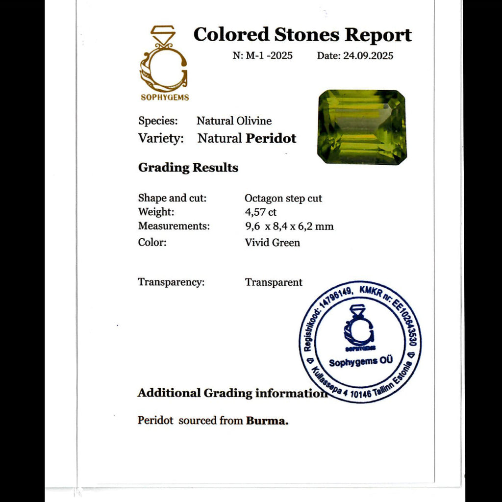 Edwardian Style Peridot Diamond Cluster Ring 4.57ct Peridot With Cert