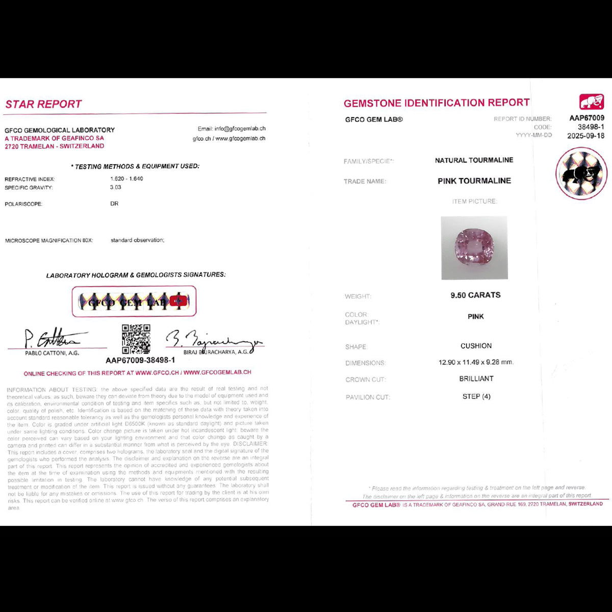 Edwardian Style Pink Tourmaline Diamond Cluster Cocktail Ring 9.50ct Centre With Cert