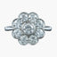 Edwardian Style Diamond Daisy Cluster Ring 2.03ct Total