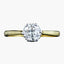 Edwardian Style Diamond Solitaire Ring 0.85ct Diamond
