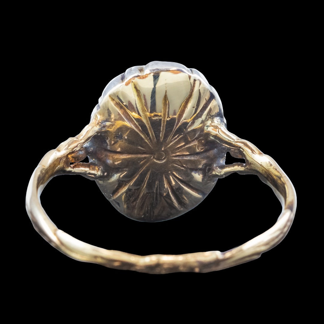 Georgian Style Diamond Cluster Ring 1.5ct Total 