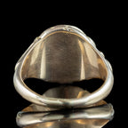 Georgian Style Memento Mori Locket Ring With Diamond Skull 