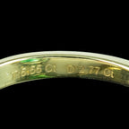 Edwardian Style Tourmaline Diamond Cocktail Ring 5.55ct Tourmaline With Cert