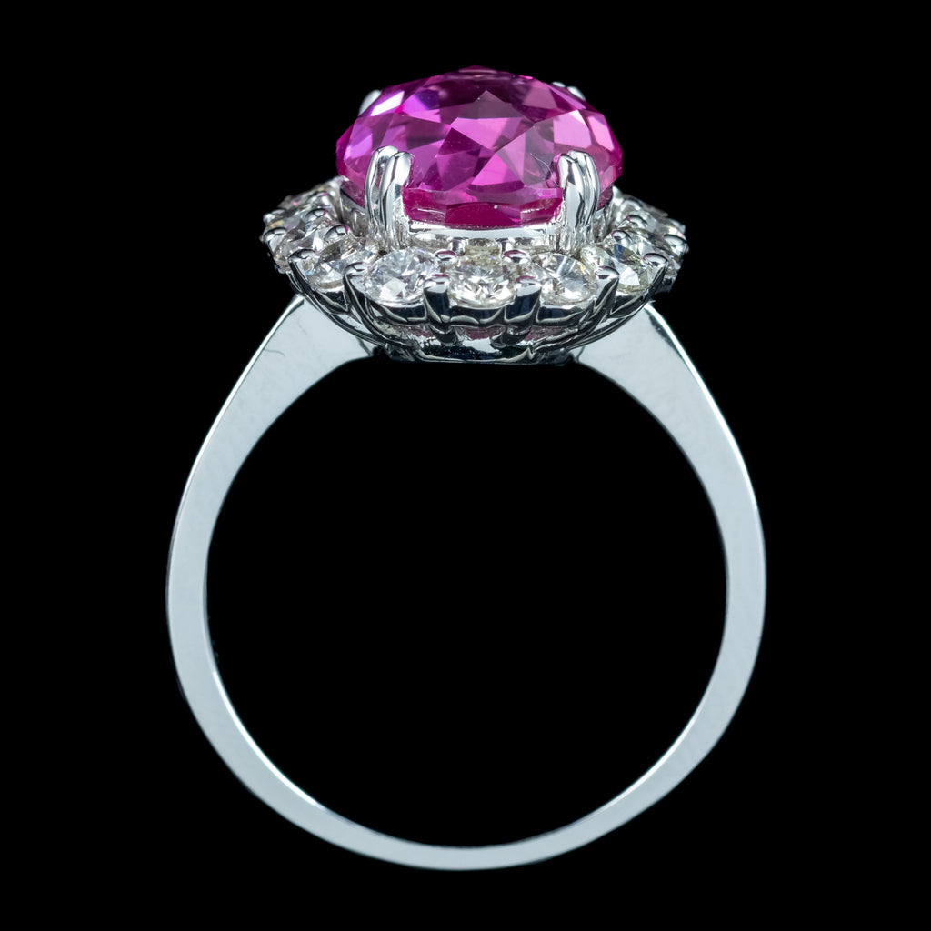 Interchangeable Multi-Gemstone Cluster Ring With Box