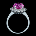 Interchangeable Multi-Gemstone Cluster Ring With Box
