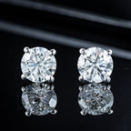 Lab Grown Diamond Stud Earrings 18ct Gold 2ct Total With Certs