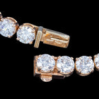 Lab Grown Diamond Tennis Bracelet 18ct Rose Gold 12.72ct Total
