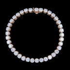 Lab Grown Diamond Tennis Bracelet 18ct Rose Gold 12.72ct Total
