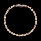 Lab Grown Diamond Tennis Bracelet 18ct Rose Gold 12.72ct Total