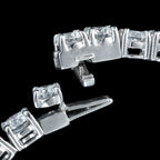 Art Deco Style Lab Grown Diamond Tennis Bracelet 12.56ct Total