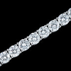 Art Deco Style Lab Grown Diamond Tennis Bracelet 12.56ct Total