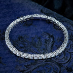 Art Deco Style Lab Grown Diamond Tennis Bracelet 12.56ct Total