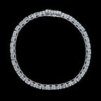 Art Deco Style Lab Grown Diamond Tennis Bracelet 12.56ct Total