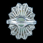 Opal Diamond Cocktail Ring 10ct Opal 