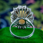 Opal Diamond Cocktail Ring 10ct Opal 