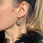 Antique Victorian Diamond Drop Earrings 3.7ct Total
