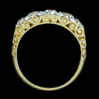 Antique Victorian Diamond Ring 2.15ct Old Cut Diamonds