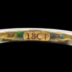 Victorian Style Multi-Gemstone Acrostic Band Ring Spells Dearest 
