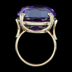 Vintage Amethyst Cocktail Ring 32ct Amethyst