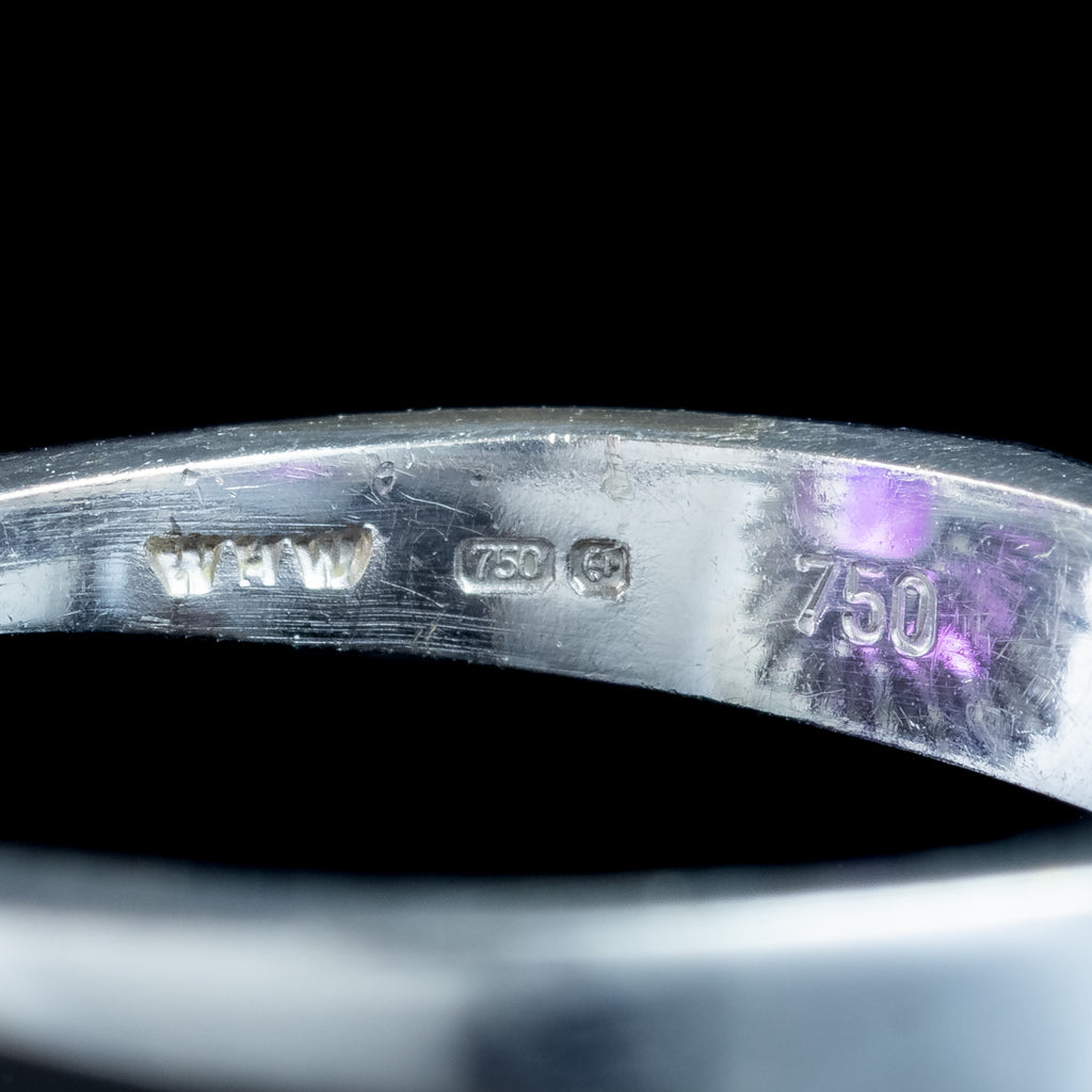 Vintage Amethyst Diamond Cocktail Ring 12ct Amethyst 