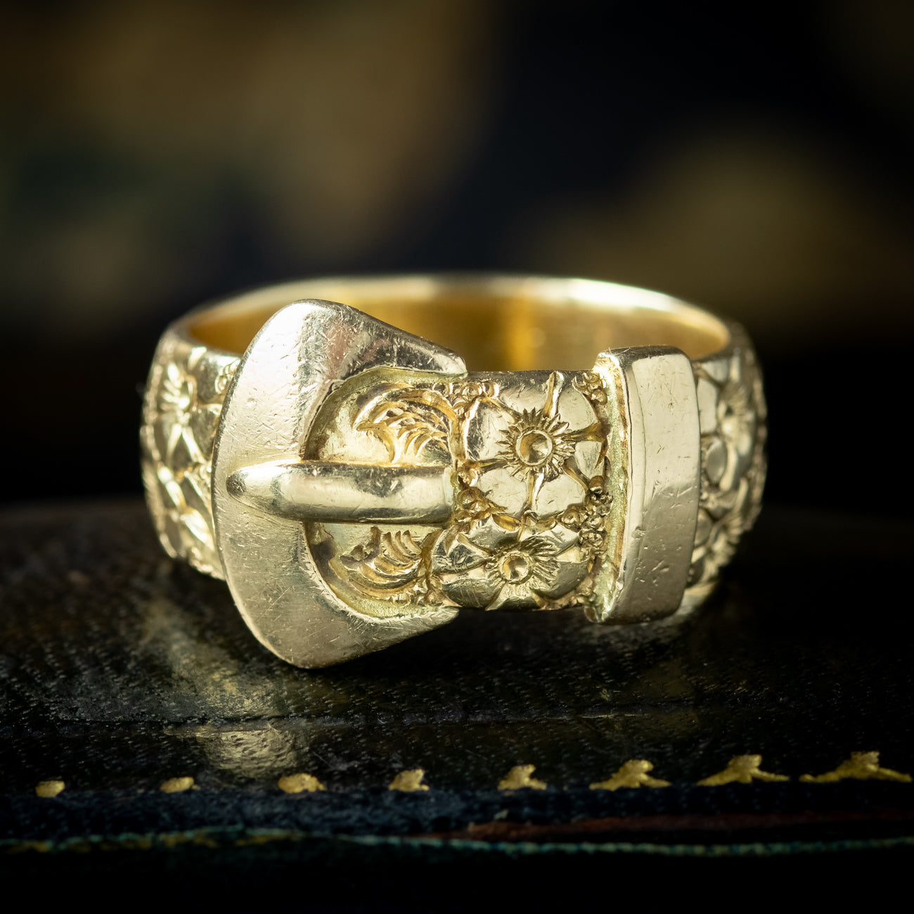 Vintage Belt And Buckle Band Ring Dated 1967 Secondary image