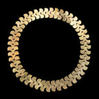 Vintage Choker Track Necklace 18ct Solid Gold