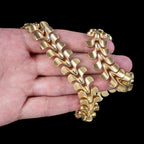 Vintage Choker Track Necklace 18ct Solid Gold