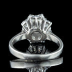 Vintage Diamond Daisy Cluster Ring 1.7ct Total