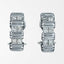 Vintage Diamond Hoop Earrings 18ct Gold 1.2ct Total