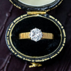 Vintage Diamond Solitaire Ring 1.3ct Solitaire 