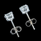 Vintage Diamond Stud Earrings 18ct Gold 1.2ct Total